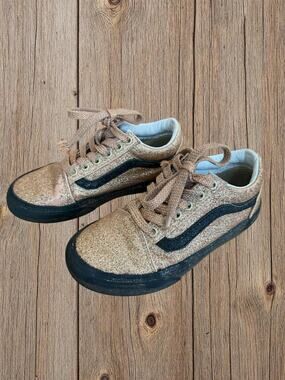 ⭐️ VANS // OLD SKOOL ⭐️ // ROSE GOLD GLITTER // SIZE 13.5